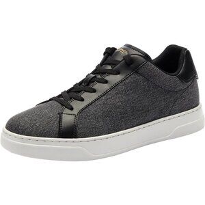 Coach High Line Denim Sneakers Men's Size 7.5 Washed Black Lace Up EVA Outsole